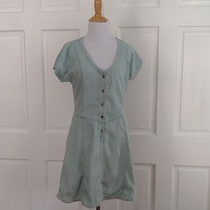 Light wash denim dress